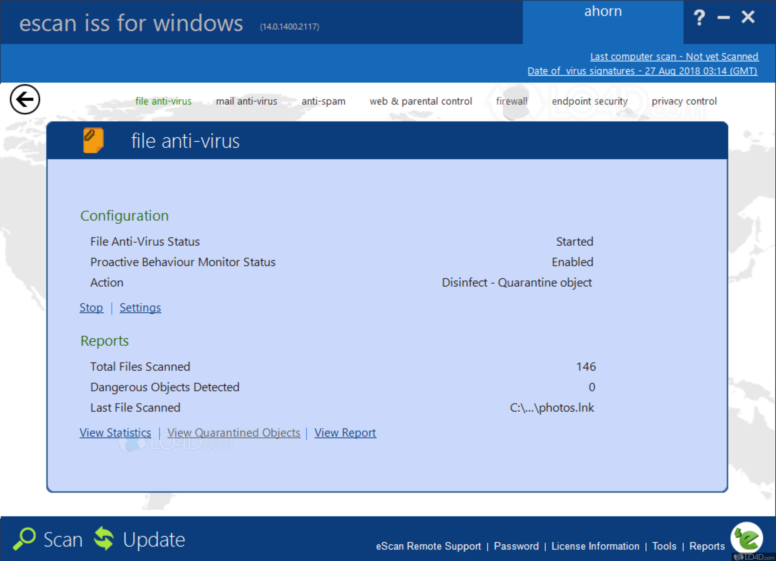 escan internet security windows10 download